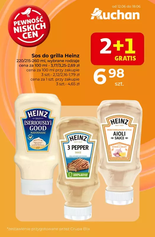 Auchan - gazetka promocyjna Wielkie przeboje cenowe! od czwartku 12.06 do środy 18.06 - strona 6