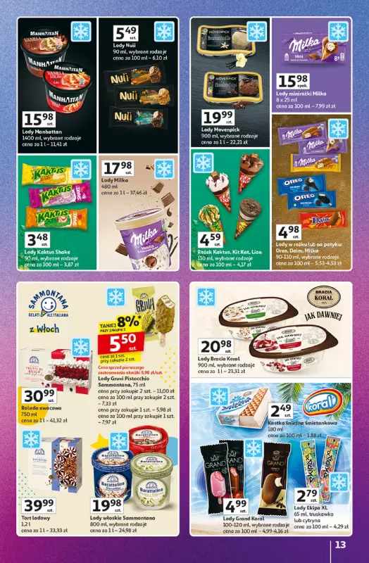 Auchan - gazetka promocyjna Gazetka Znane Marki Duży Wybór Hipermarket Auchan od czwartku 12.06 do środy 18.06 - strona 13