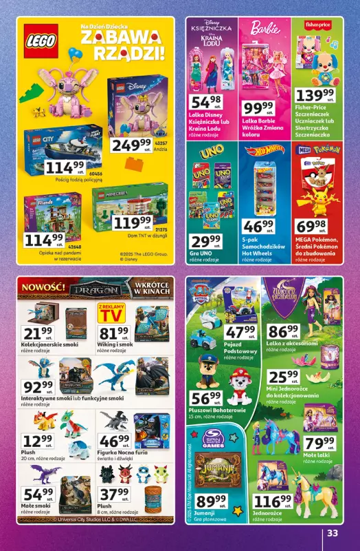 Auchan - gazetka promocyjna Gazetka Znane Marki Duży Wybór Hipermarket Auchan od czwartku 12.06 do środy 18.06 - strona 33