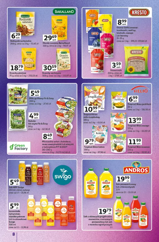 Auchan - gazetka promocyjna Gazetka Znane Marki Duży Wybór Hipermarket Auchan od czwartku 12.06 do środy 18.06 - strona 8