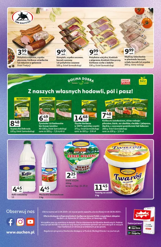 Auchan - gazetka promocyjna Gazetka Znane Marki Duży Wybór Hipermarket Auchan od czwartku 12.06 do środy 18.06 - strona 44