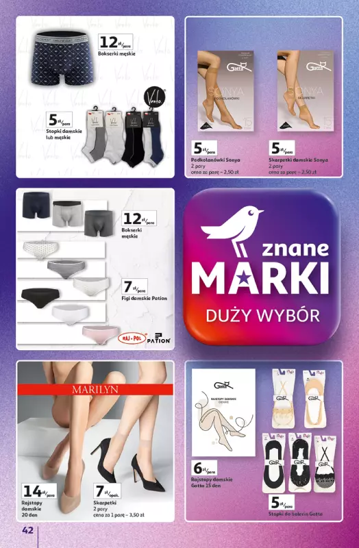 Auchan - gazetka promocyjna Gazetka Znane Marki Duży Wybór Hipermarket Auchan od czwartku 12.06 do środy 18.06 - strona 42