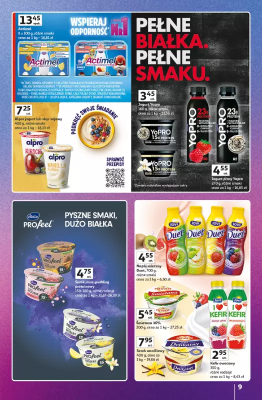Auchan - gazetka promocyjna Gazetka Znane Marki Duży Wybór Hipermarket Auchan od czwartku 12.06 do środy 18.06 - strona 9