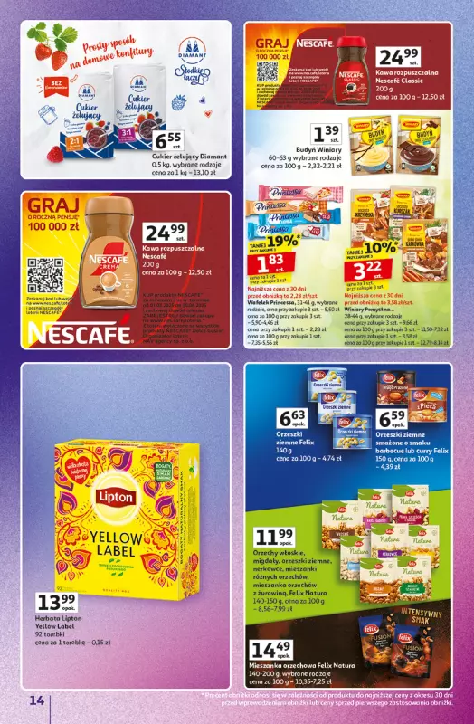 Auchan - gazetka promocyjna Gazetka Znane Marki Duży Wybór Hipermarket Auchan od czwartku 12.06 do środy 18.06 - strona 14