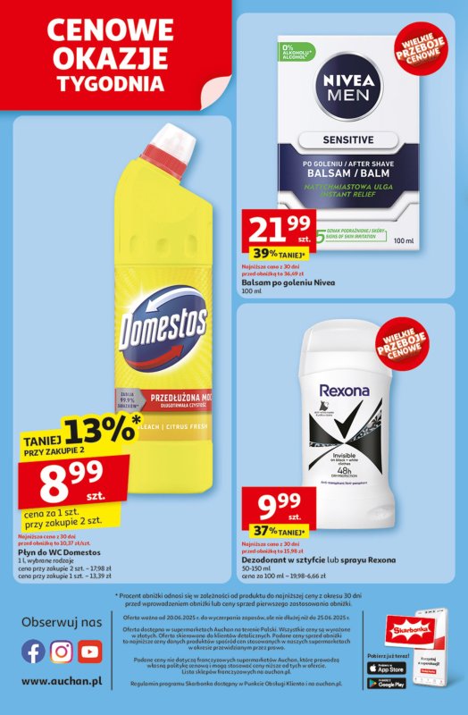 Auchan - gazetka promocyjna JAK PRAGNĘ LATA Supermarket  do środy 25.06 - strona 14