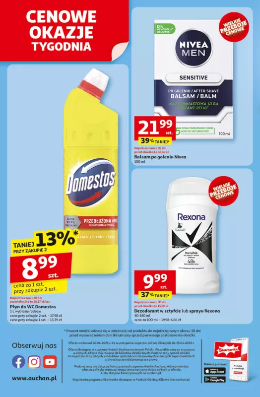 Auchan - gazetka promocyjna JAK PRAGNĘ LATA Supermarket  do środy 25.06 - strona 14