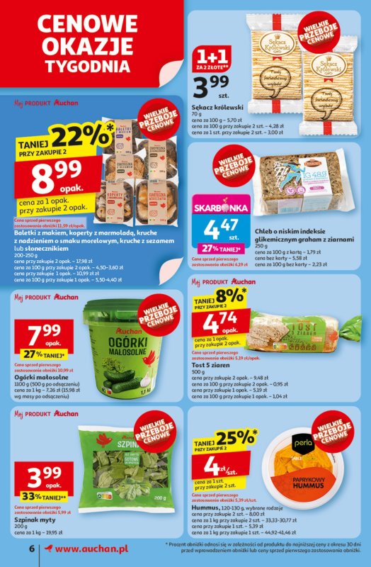 Auchan - gazetka promocyjna JAK PRAGNĘ LATA Supermarket  do środy 25.06 - strona 8