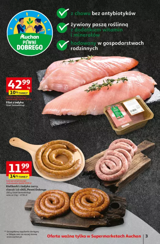 Auchan - gazetka promocyjna JAK PRAGNĘ LATA Supermarket od piątku 20.06 do środy 25.06 - strona 3