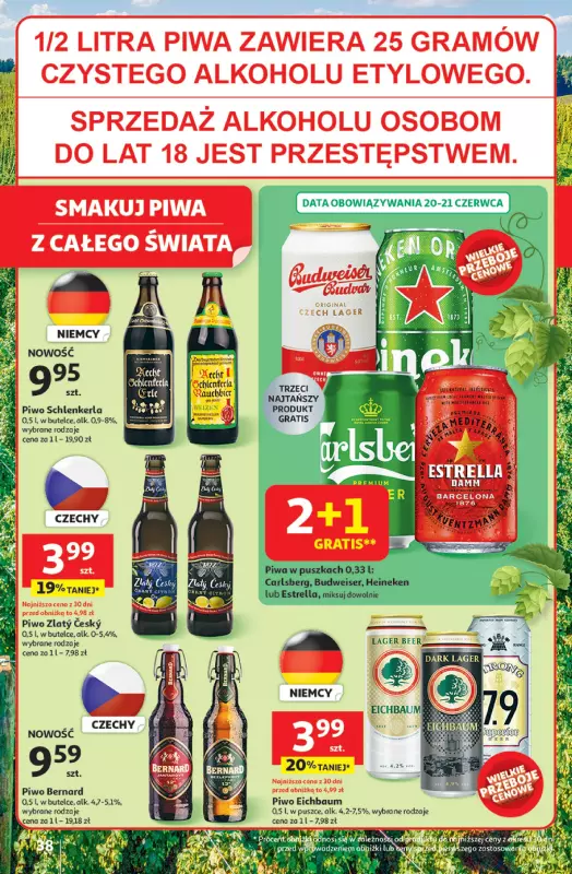 Auchan - gazetka promocyjna JAK PRAGNĘ LATA Hipermarket  do środy 25.06 - strona 40