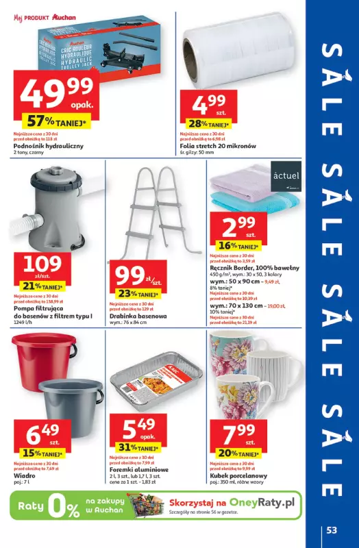 Auchan - gazetka promocyjna JAK PRAGNĘ LATA Hipermarket od piątku 20.06 do środy 25.06 - strona 57