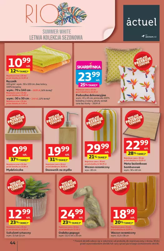 Auchan - gazetka promocyjna JAK PRAGNĘ LATA Hipermarket  do środy 25.06 - strona 48