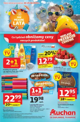 Auchan - gazetka promocyjna JAK PRAGNĘ LATA Hipermarket od piątku 20.06 do środy 25.06