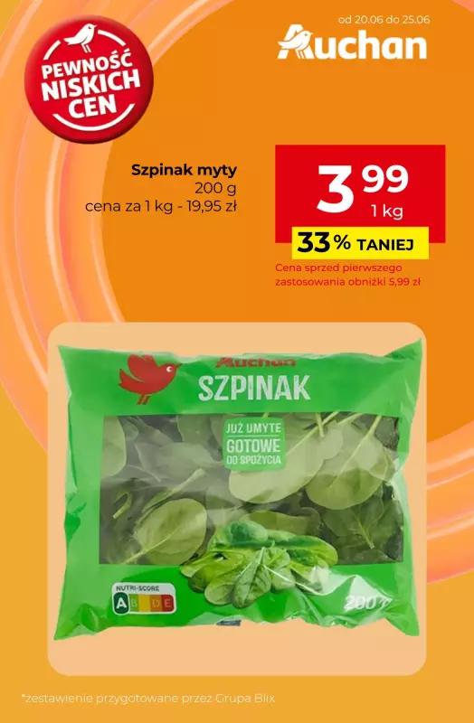 Auchan - gazetka promocyjna Wielkie przeboje cenowe!  do środy 25.06 - strona 7
