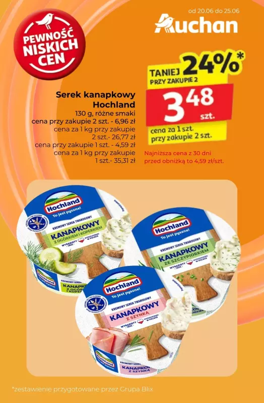 Auchan - gazetka promocyjna Wielkie przeboje cenowe!  do środy 25.06 - strona 3