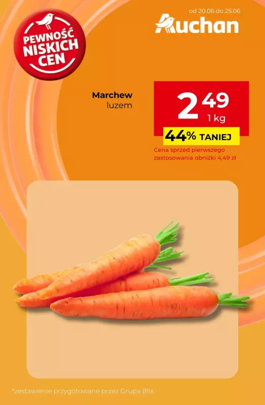 Auchan - gazetka promocyjna Wielkie przeboje cenowe!  do środy 25.06 - strona 5