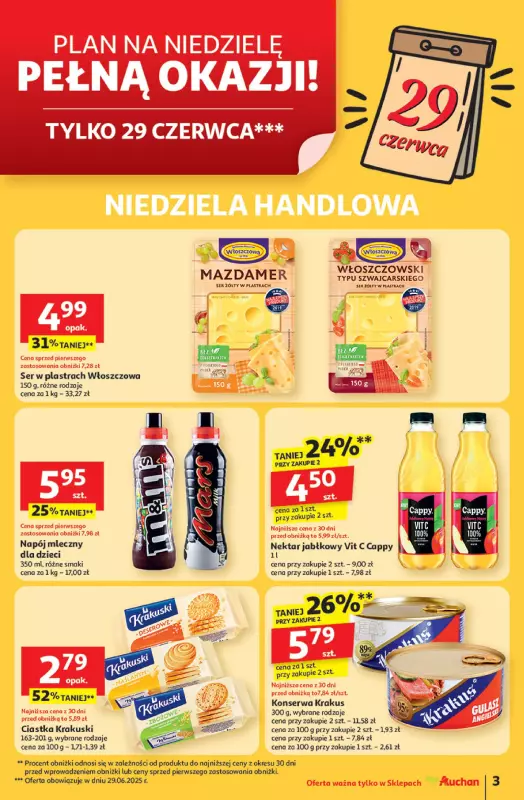 Auchan - gazetka promocyjna ROZKRĘCAMY LATO Moje Auchan   - strona 3