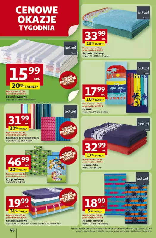 Auchan - gazetka promocyjna Gazetka ROZKRĘCAMY LATO Hipermarket Auchan  do środy 02.07 - strona 50