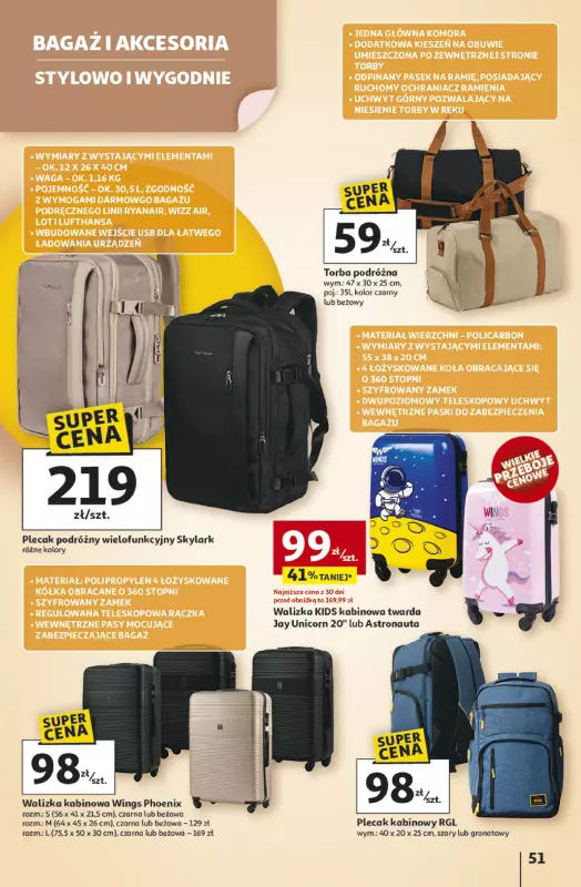 Auchan - gazetka promocyjna Gazetka ROZKRĘCAMY LATO Hipermarket Auchan  do środy 02.07 - strona 55