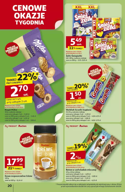 Auchan - gazetka promocyjna Gazetka ROZKRĘCAMY LATO Hipermarket Auchan  do środy 02.07 - strona 22