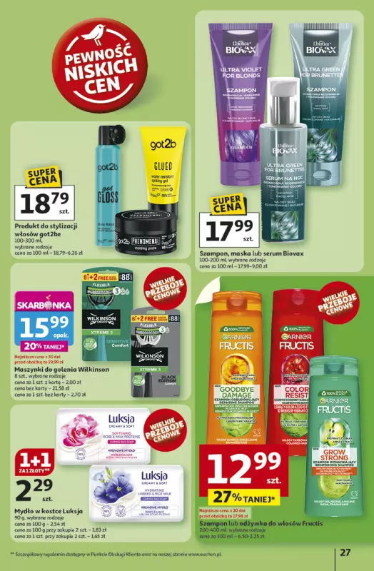 Auchan - gazetka promocyjna Gazetka ROZKRĘCAMY LATO Hipermarket Auchan od czwartku 26.06 do środy 02.07 - strona 29