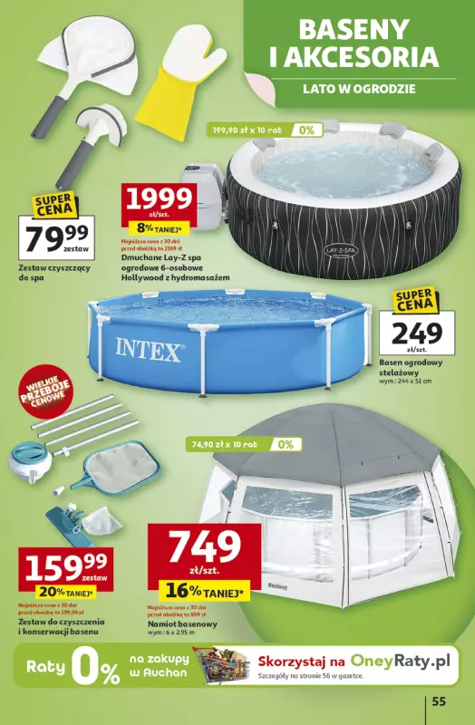 Auchan - gazetka promocyjna Gazetka ROZKRĘCAMY LATO Hipermarket Auchan  do środy 02.07 - strona 59