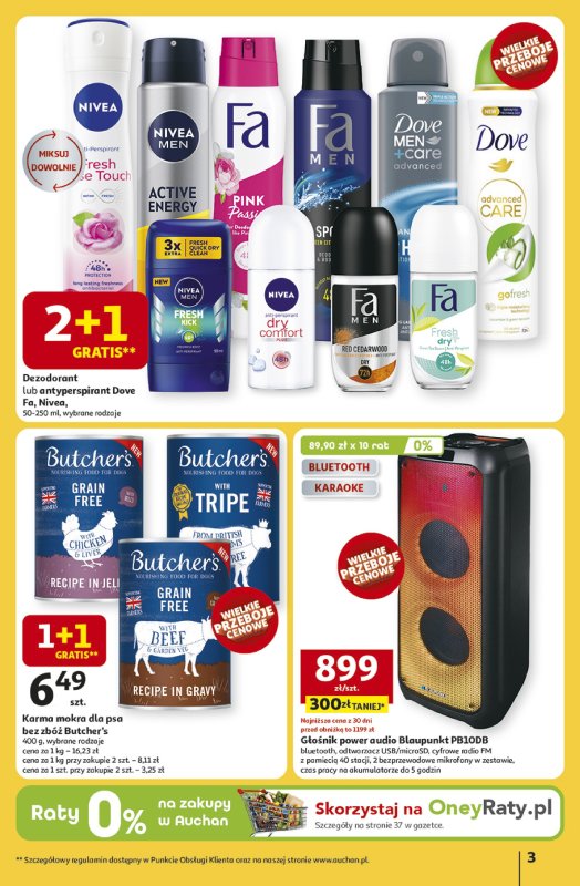 Auchan - gazetka promocyjna Gazetka ROZKRĘCAMY LATO Hipermarket Auchan  do środy 02.07 - strona 3