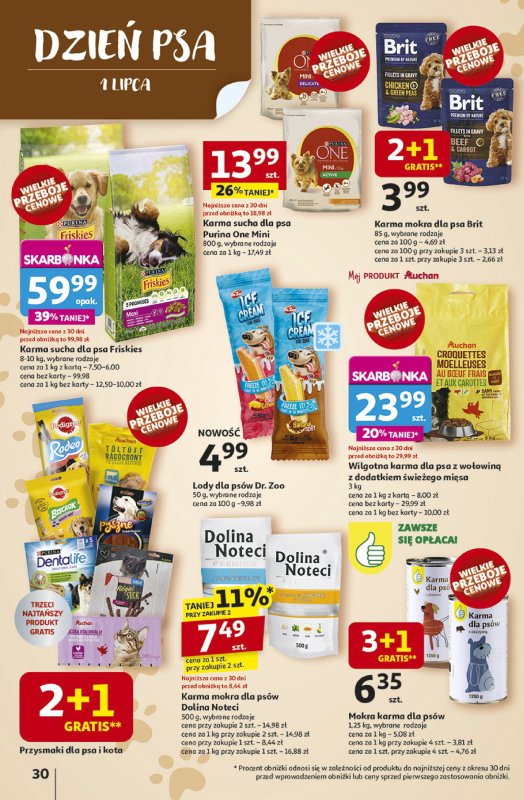 Auchan - gazetka promocyjna Gazetka ROZKRĘCAMY LATO Hipermarket Auchan od czwartku 26.06 do środy 02.07 - strona 34