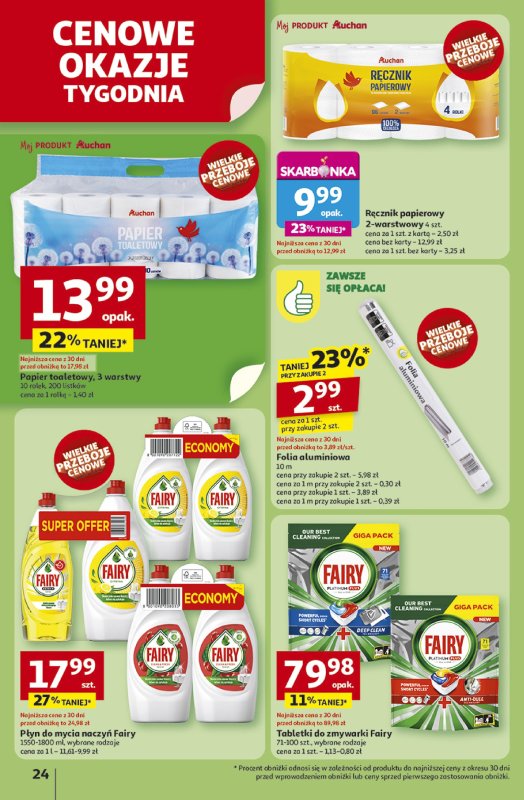 Auchan - gazetka promocyjna Gazetka ROZKRĘCAMY LATO Hipermarket Auchan od czwartku 26.06 do środy 02.07 - strona 26