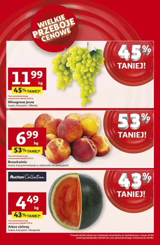 Auchan - gazetka promocyjna Gazetka ROZKRĘCAMY LATO Hipermarket Auchan  do środy 02.07 - strona 6