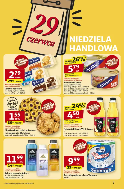 Auchan - gazetka promocyjna Gazetka ROZKRĘCAMY LATO Hipermarket Auchan  do środy 02.07 - strona 9