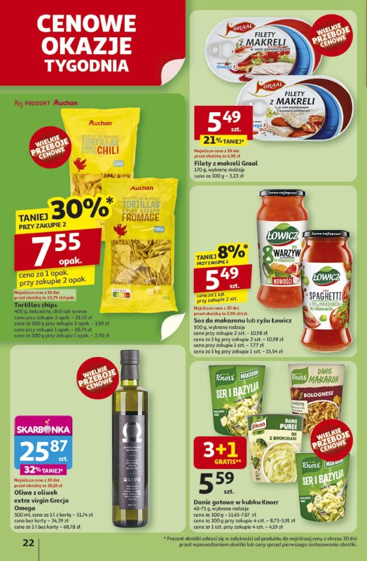 Auchan - gazetka promocyjna Gazetka ROZKRĘCAMY LATO Hipermarket Auchan od czwartku 26.06 do środy 02.07 - strona 24