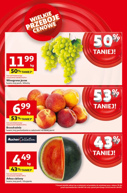 Auchan - gazetka promocyjna Gazetka ROZKRĘCAMY LATO Supermarket Auchan  do środy 02.07 - strona 4