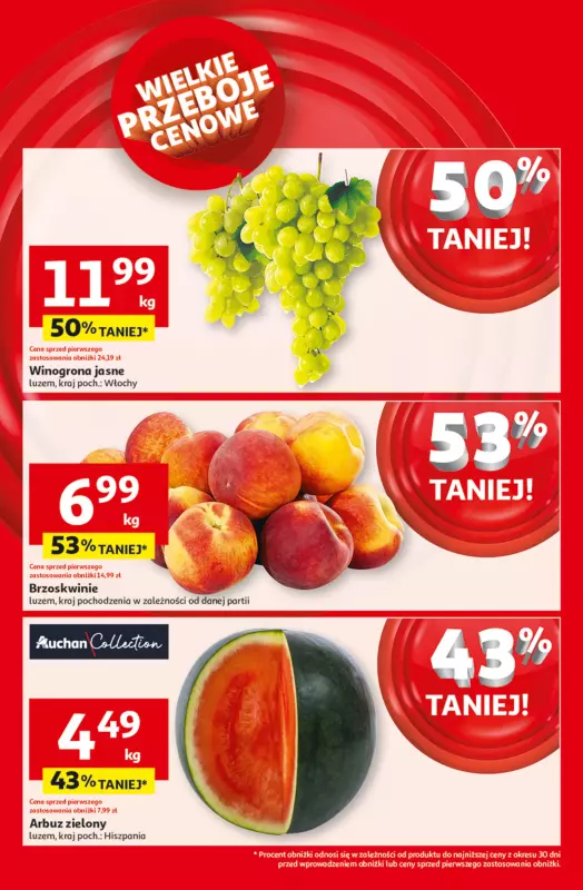 Auchan - gazetka promocyjna Gazetka ROZKRĘCAMY LATO Supermarket Auchan  do środy 02.07 - strona 4