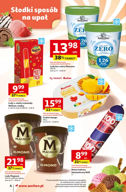 Auchan - gazetka promocyjna Gazetka ROZKRĘCAMY LATO Supermarket Auchan  do środy 02.07 - strona 6