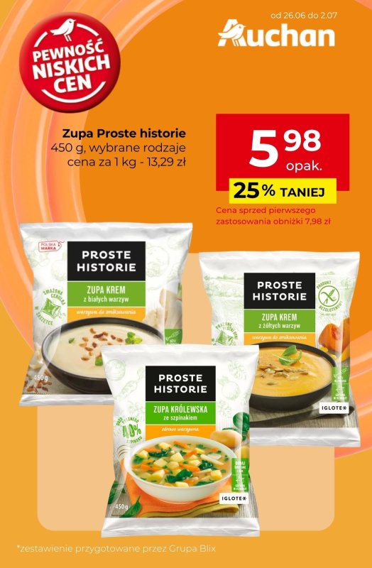 Auchan - gazetka promocyjna Dania gotowe już od 5,98 zł od czwartku 26.06 do środy 02.07 - strona 2