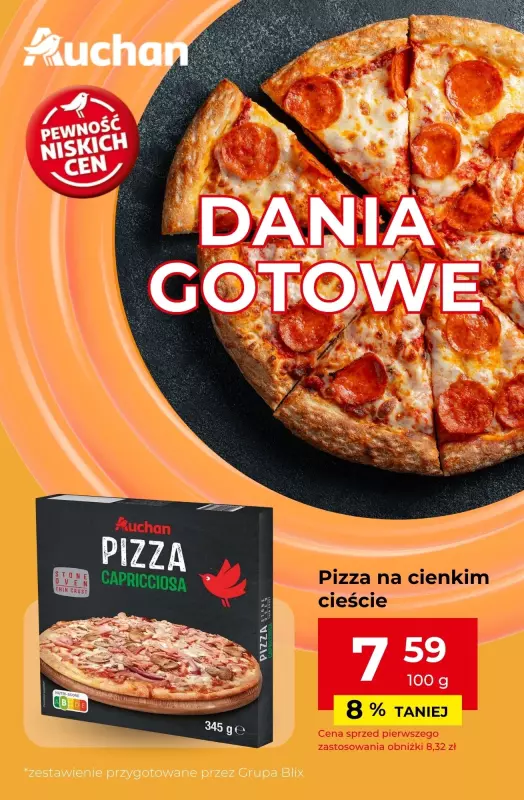 Auchan - gazetka promocyjna Dania gotowe już od 5,98 zł od czwartku 26.06 do środy 02.07