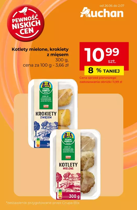 Auchan - gazetka promocyjna Dania gotowe już od 5,98 zł od czwartku 26.06 do środy 02.07 - strona 6