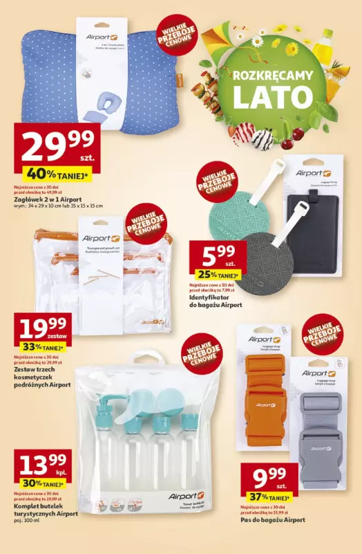 Auchan - gazetka promocyjna Zapakowani na WAKACJE Hipermarket Auchan   - strona 3