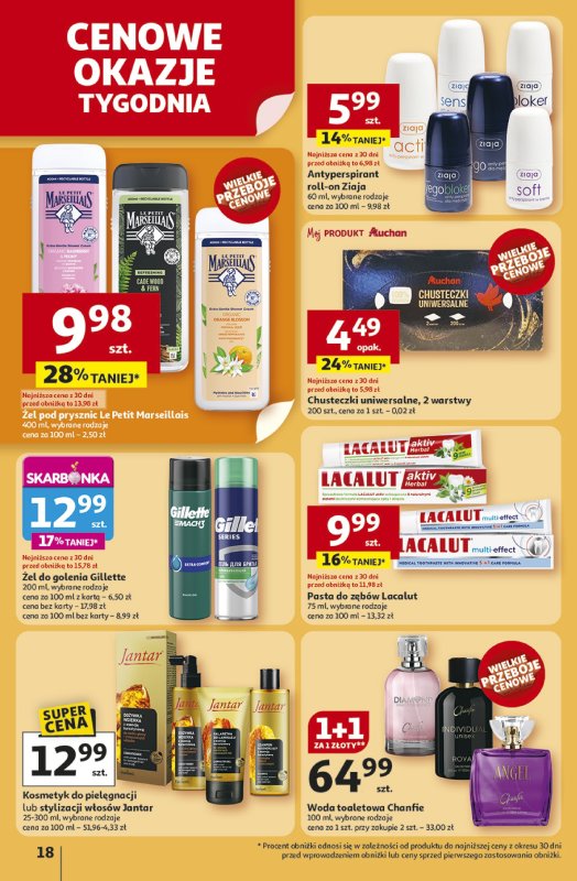 Auchan - gazetka promocyjna Gazetka NA LATO JAK ZNALAZŁ Hipermarket Auchan od czwartku 03.07 do środy 09.07 - strona 18