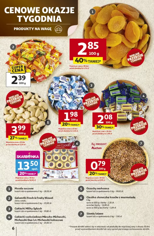 Auchan - gazetka promocyjna Gazetka NA LATO JAK ZNALAZŁ Hipermarket Auchan od czwartku 03.07 do środy 09.07 - strona 6