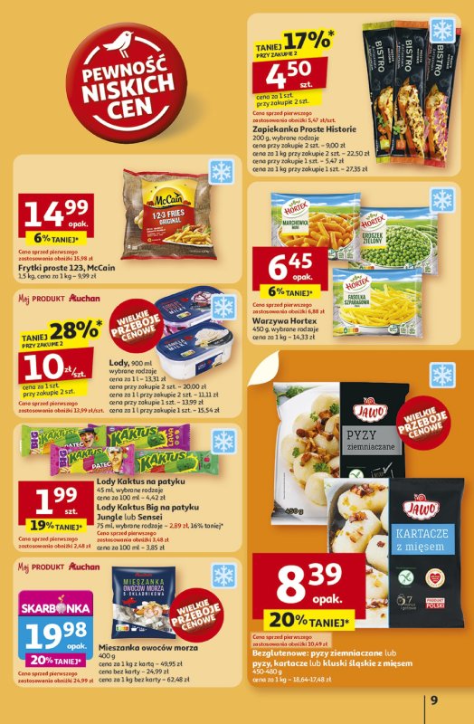 Auchan - gazetka promocyjna Gazetka NA LATO JAK ZNALAZŁ Hipermarket Auchan od czwartku 03.07 do środy 09.07 - strona 9