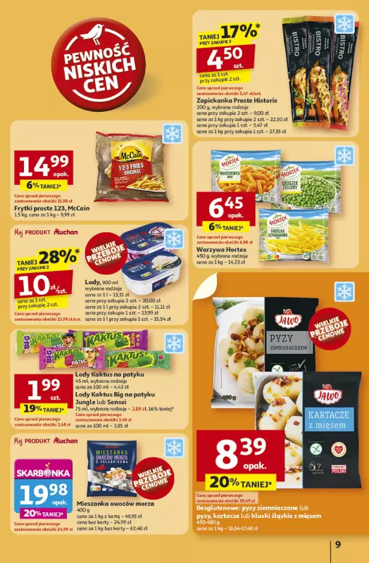 Auchan - gazetka promocyjna Gazetka NA LATO JAK ZNALAZŁ Hipermarket Auchan od czwartku 03.07 do środy 09.07 - strona 9