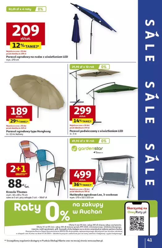 Auchan - gazetka promocyjna Gazetka NA LATO JAK ZNALAZŁ Hipermarket Auchan od czwartku 03.07 do środy 09.07 - strona 39
