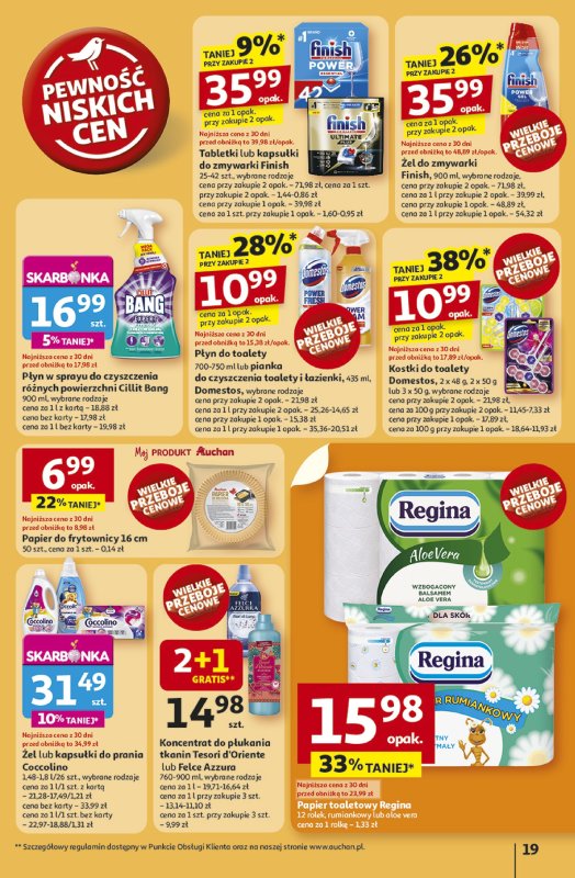 Auchan - gazetka promocyjna Gazetka NA LATO JAK ZNALAZŁ Hipermarket Auchan od czwartku 03.07 do środy 09.07 - strona 19