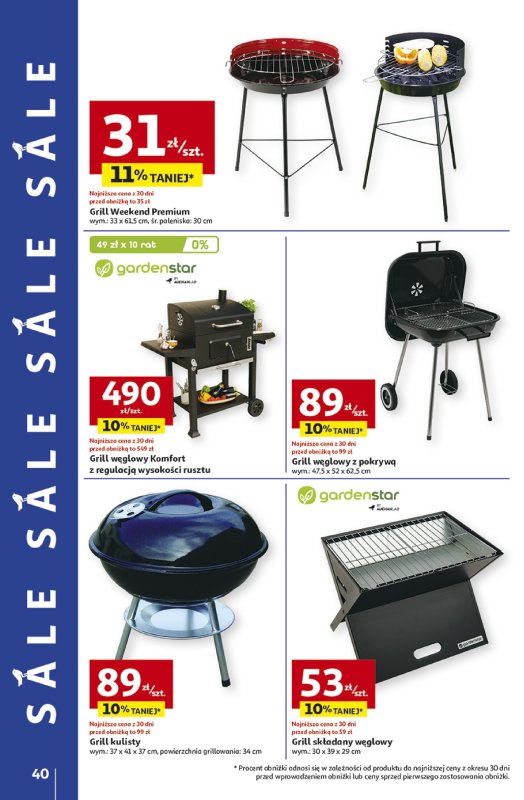 Auchan - gazetka promocyjna Gazetka NA LATO JAK ZNALAZŁ Hipermarket Auchan od czwartku 03.07 do środy 09.07 - strona 38