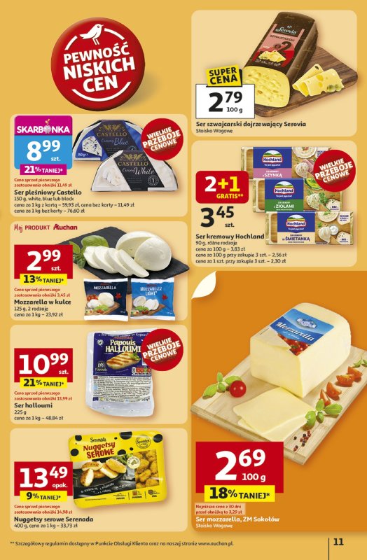 Auchan - gazetka promocyjna Gazetka NA LATO JAK ZNALAZŁ Hipermarket Auchan od czwartku 03.07 do środy 09.07 - strona 11