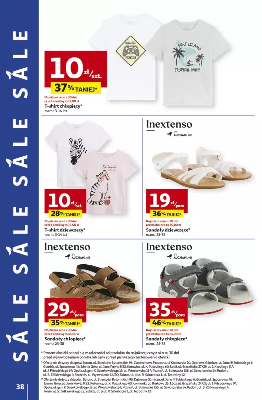 Auchan - gazetka promocyjna Gazetka NA LATO JAK ZNALAZŁ Hipermarket Auchan  do środy 09.07 - strona 36