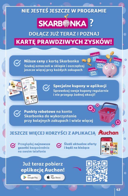 Auchan - gazetka promocyjna Gazetka NA LATO JAK ZNALAZŁ Hipermarket Auchan od czwartku 03.07 do środy 09.07 - strona 41