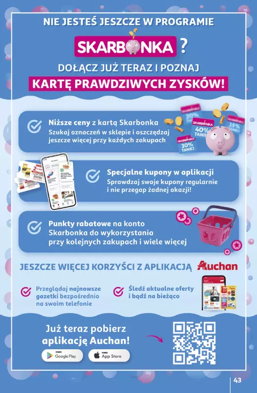 Auchan - gazetka promocyjna Gazetka NA LATO JAK ZNALAZŁ Hipermarket Auchan od czwartku 03.07 do środy 09.07 - strona 41