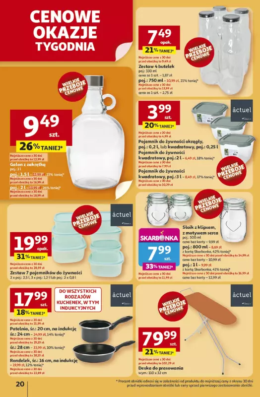 Auchan - gazetka promocyjna Gazetka NA LATO JAK ZNALAZŁ Hipermarket Auchan  do środy 09.07 - strona 20